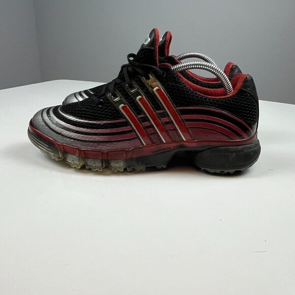 Adidas Powerband men golf shoes black red size 8 #791003 - Picture 4 of 10